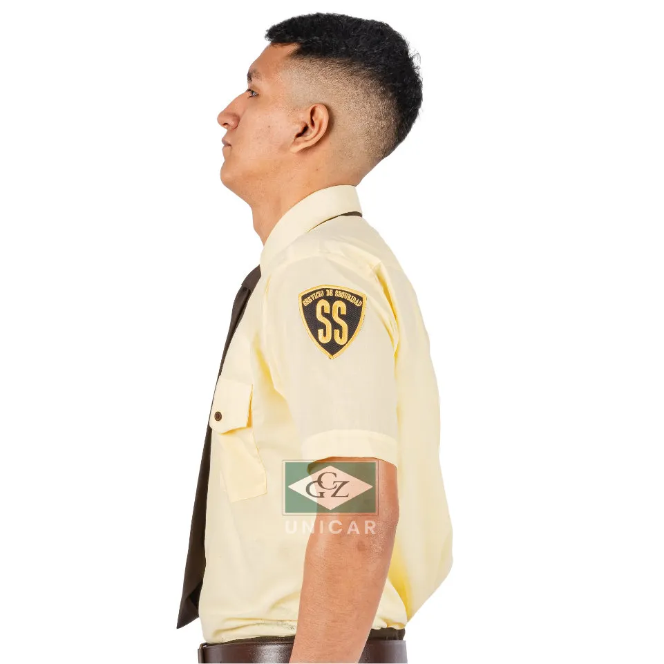 Camisa Amarilla con Bordado de Seguridad